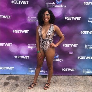 Cheetah bathing suit